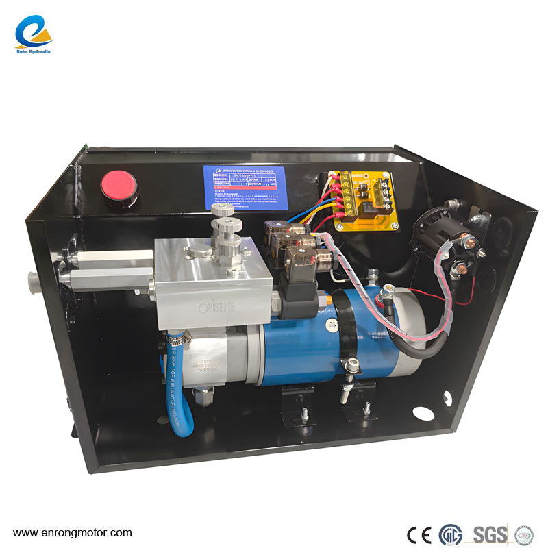 หน่วยไฮดรอลิกแบบกำหนดเอง 24V 2.8KW 12L